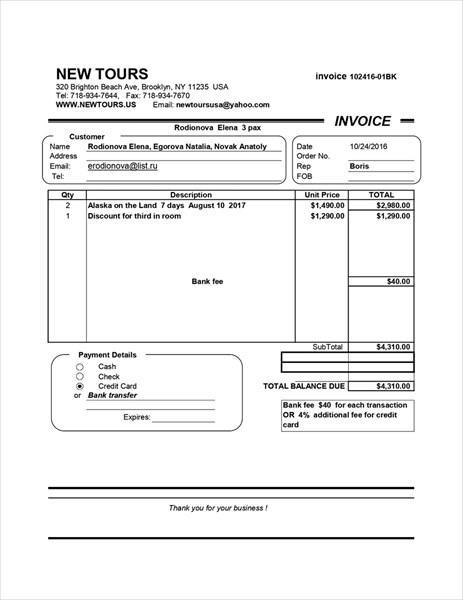 050-Invoice Rodionova  Alaska